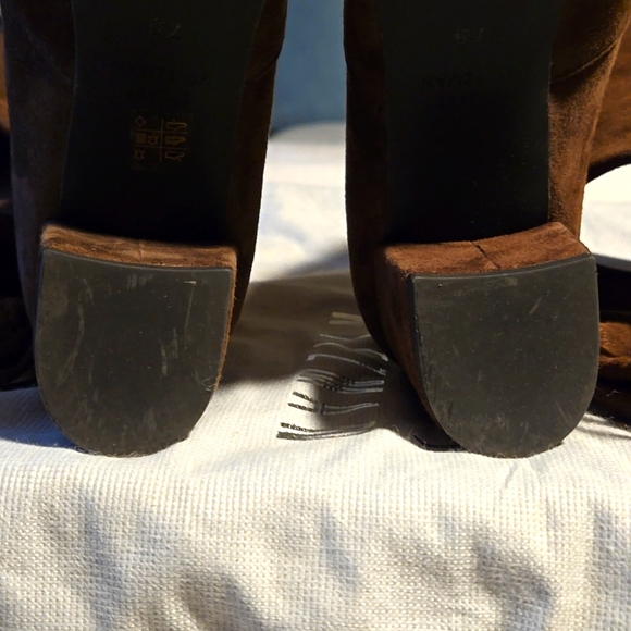 STUART WEITZMAN Genna Brown Over-the-Knee Suede Boots Size: 7.5M - Picture 15 of 15
